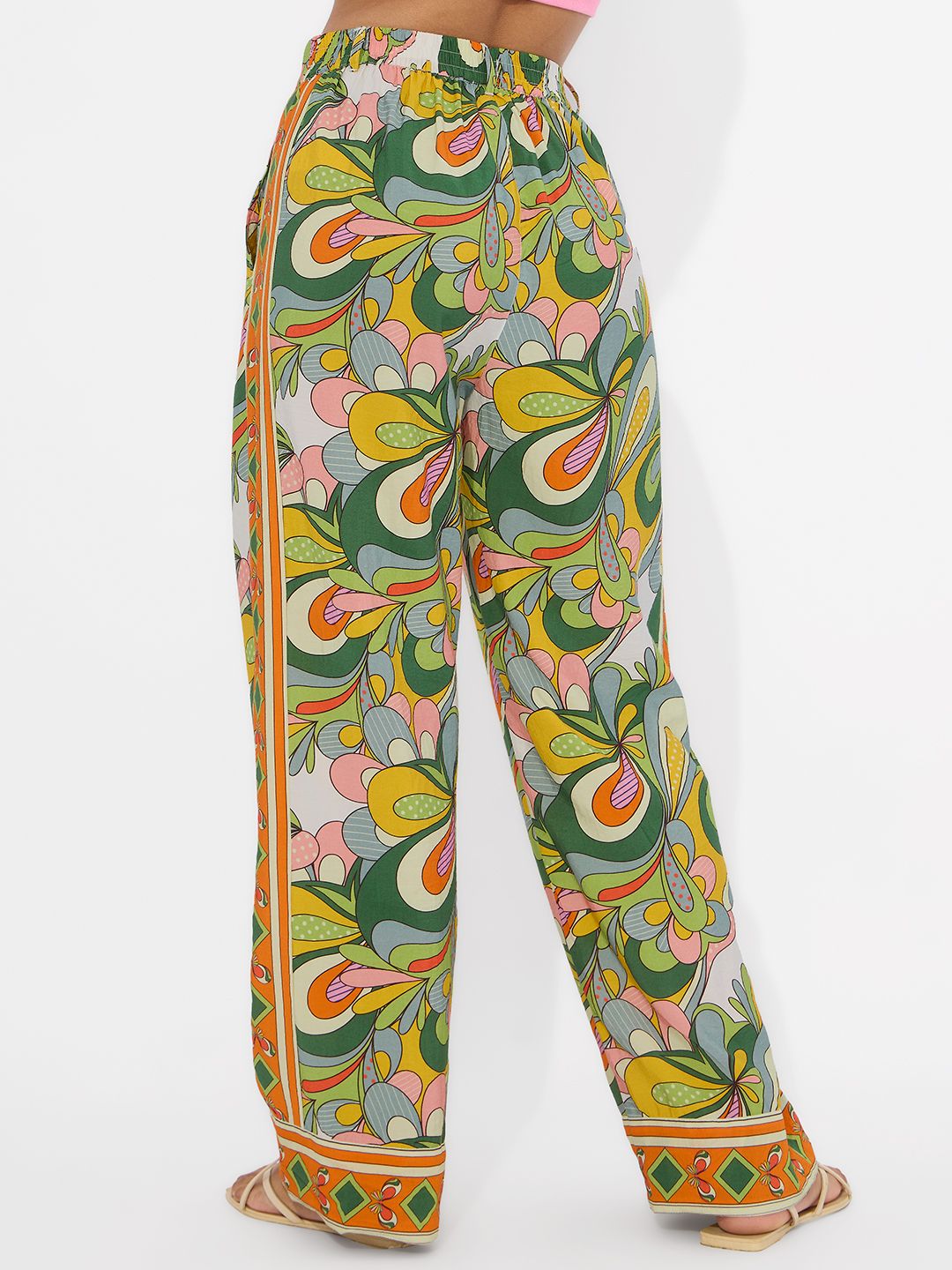 TSS Originals: Modern Paisley Women Straight Pants