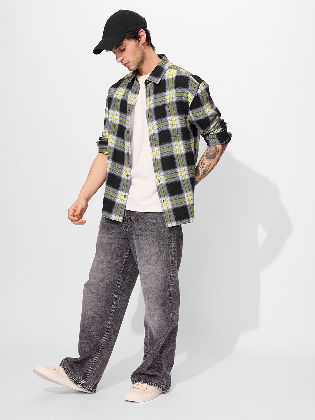 Plaid: Sulphura Men Utility Shirts