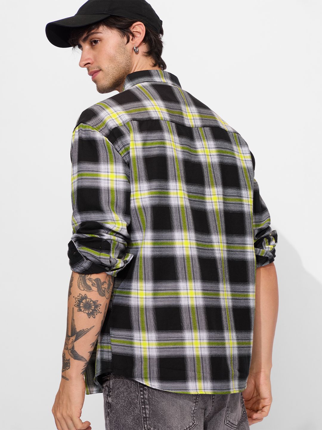 Plaid: Sulphura Men Utility Shirts