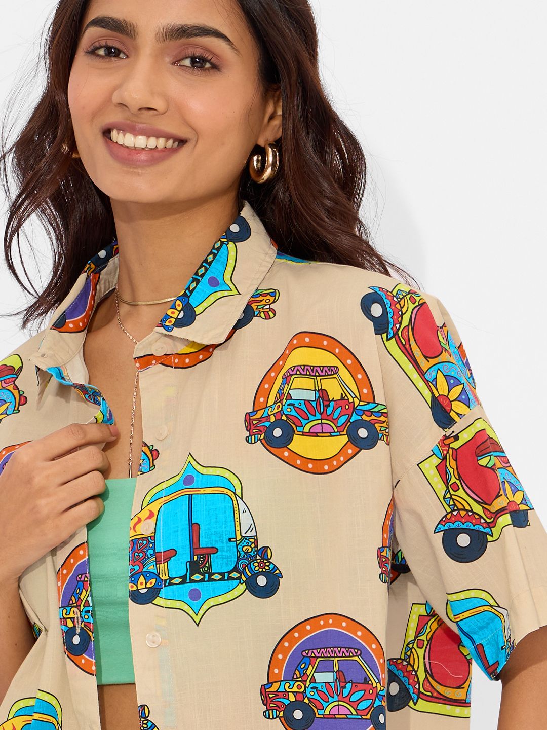 TSS Originals: Desi Paintwork Women Holiday Shirts