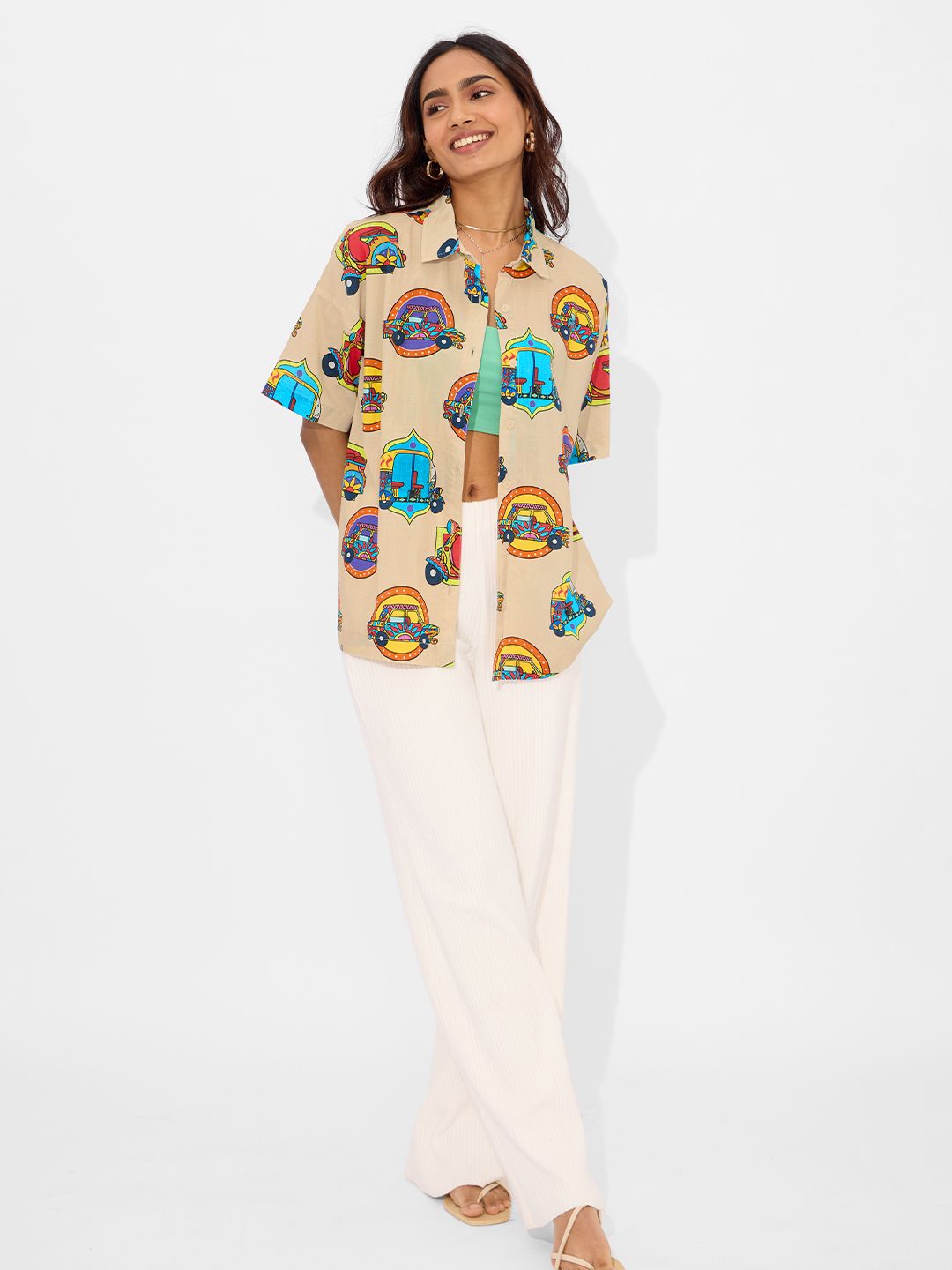 TSS Originals: Desi Paintwork Women Holiday Shirts