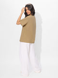 TSS Originals: Chai Tea Stamp Women Oversized T-Shirts
