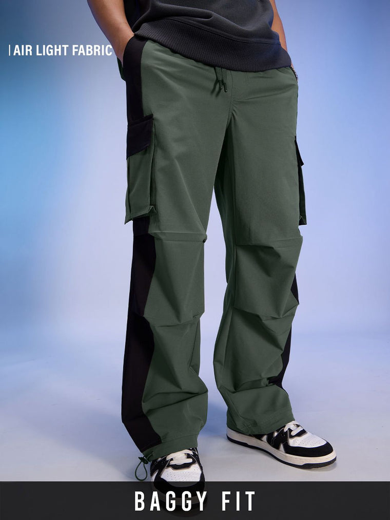 Parachute Pants: Riveria Men Parachute Pants