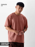 Solids: Rose Taupe Oversized T-Shirts