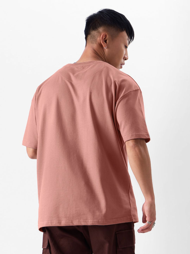 Solids: Rose Taupe Oversized T-Shirts