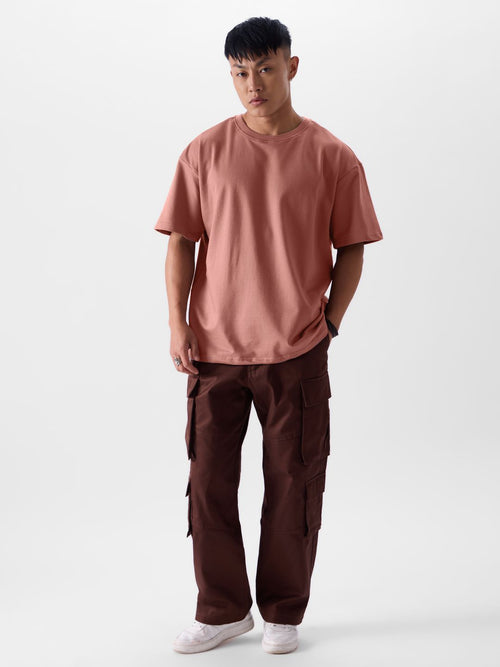Solids: Rose Taupe Oversized T-Shirts