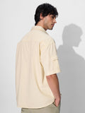 Solids: Classic Off-White Oversized Shirts