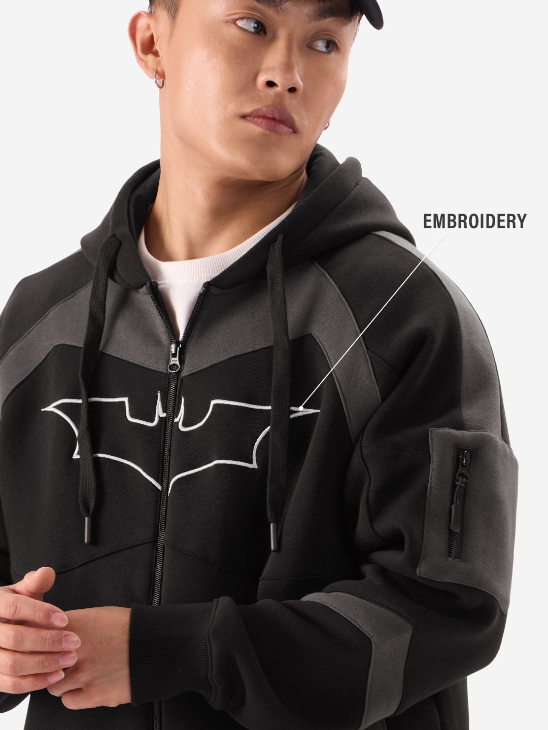 Batman: The Suit Men Oversized Hoodies