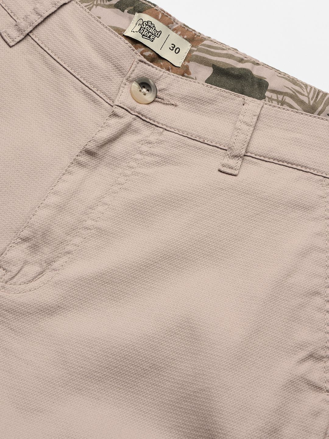 Solids: Sandy Brown Men Cargo Pants