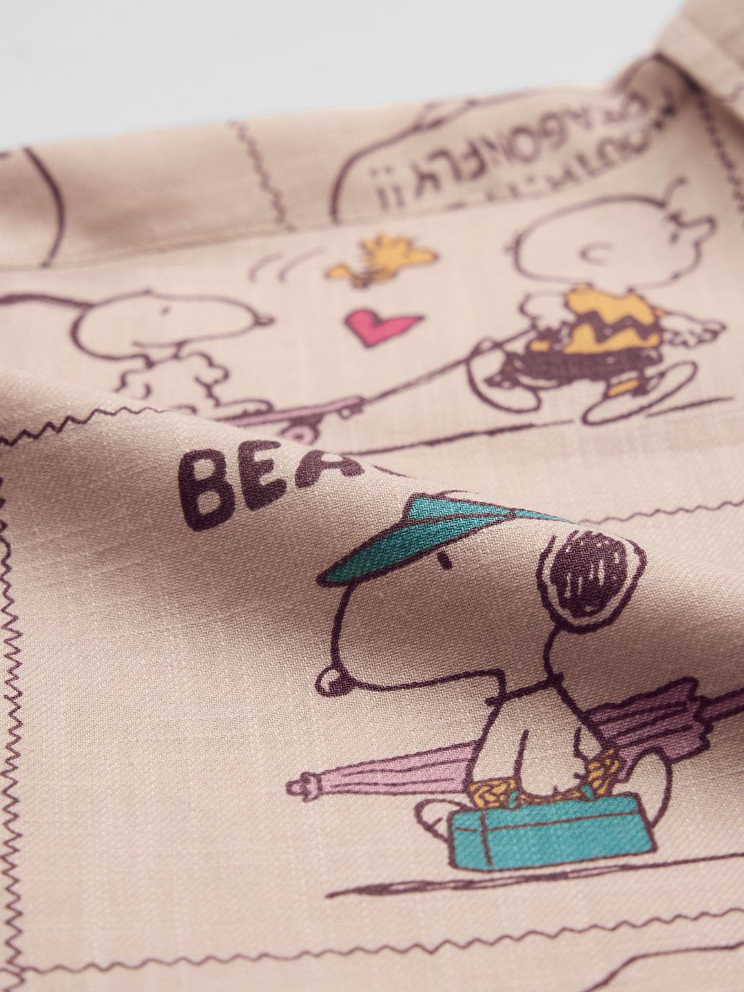 Peanuts: Beach Bum Women Oversized Shirts