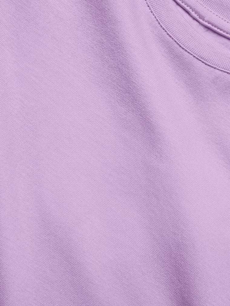 Solids: Lavender Girls Cotton T-Shirts (2-8 Yrs)