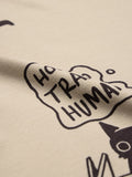 Ted The Stoner: Cat Displaced Women Oversized T-Shirts
