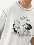 Ted The Stoner: Ruff Day Oversized T-Shirts