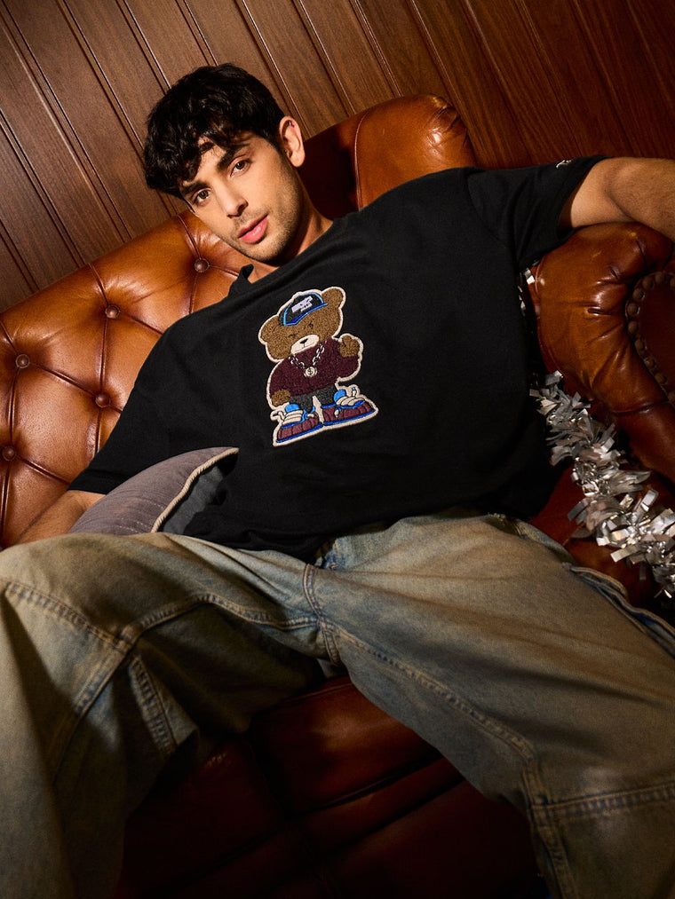 Ted The Stoner: Baby Terry Oversized T-Shirts