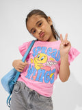 Looney Tunes: Spread Your Wings Girls Cotton Flutter Sleeve Tops (2-8 Yrs)