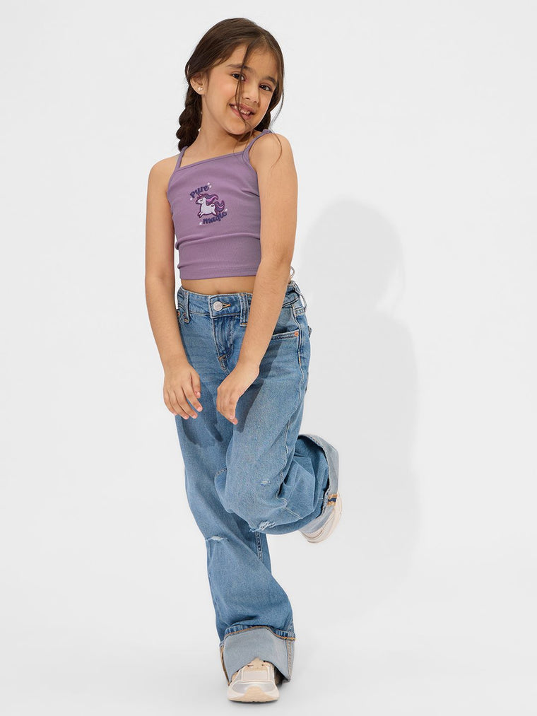 TSS Originals: Pure Magic Girls Crop Tops (2-8 Yrs)