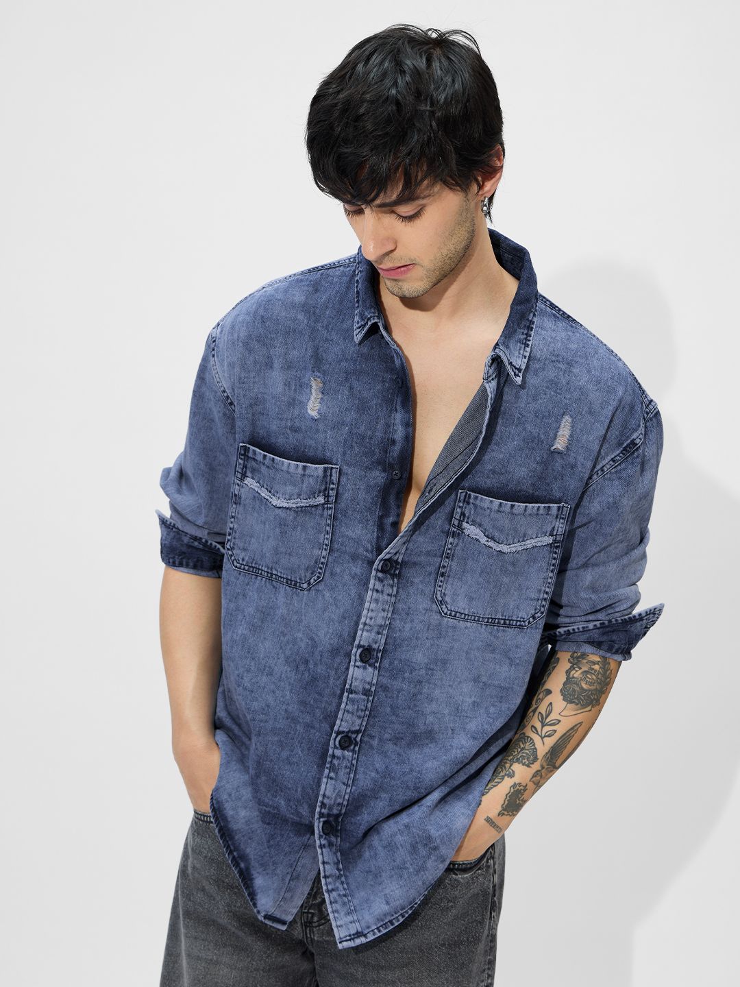 Classic Denim Shirt: Blue Denim Shirts