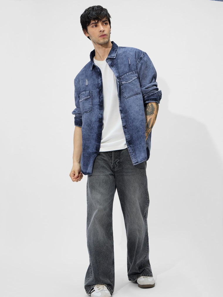 Classic Denim Shirt: Blue Denim Shirts