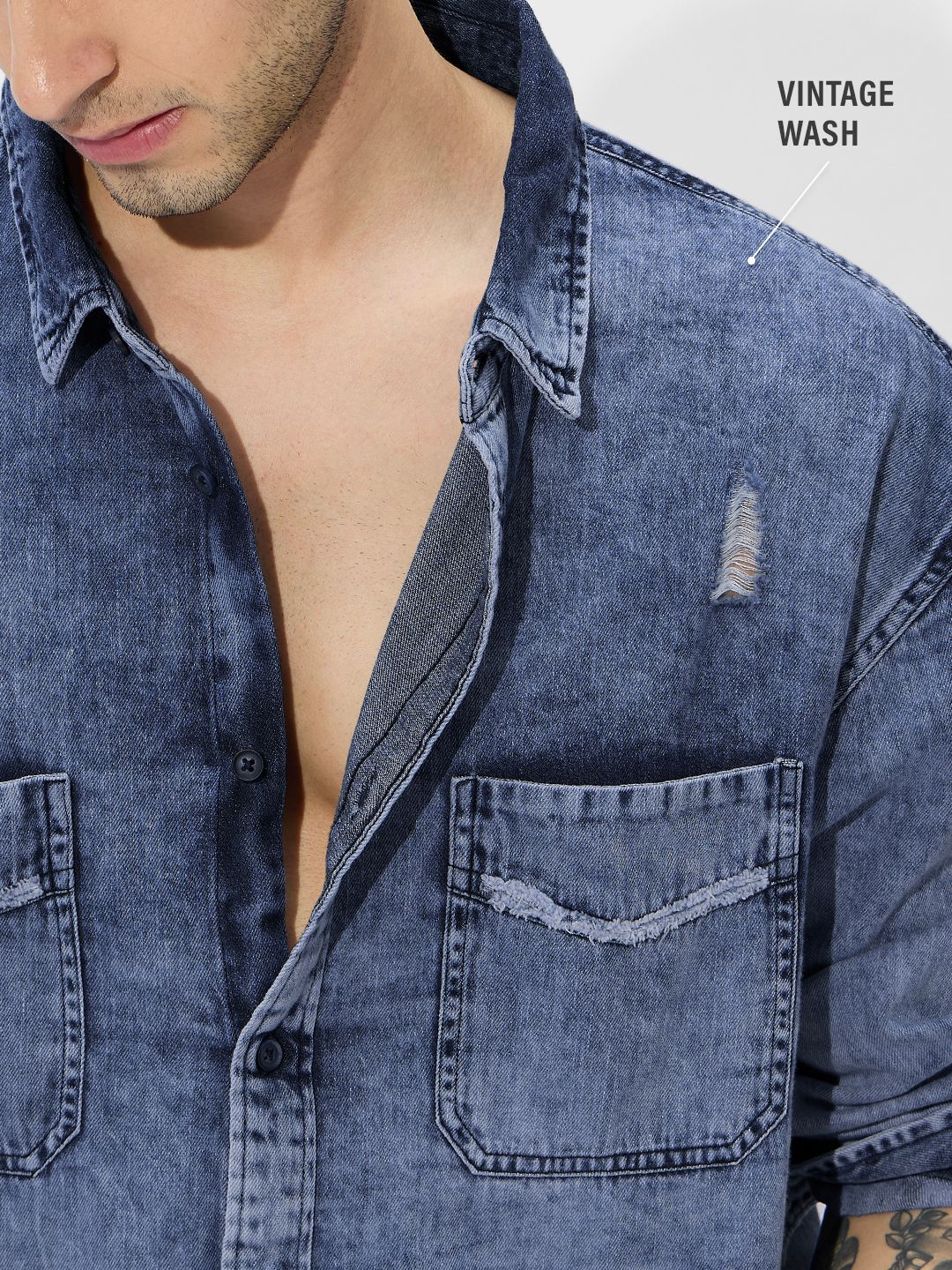 Classic Denim Shirt: Blue Denim Shirts