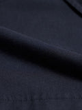 Solids: Navy Men Utility Shirts