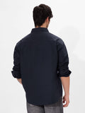 Solids: Navy Men Utility Shirts