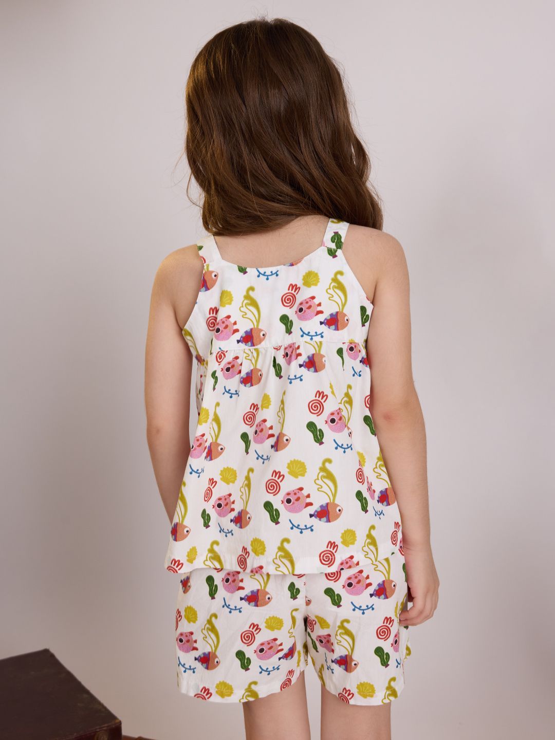 TSS Originals: Little Fishy Girls Cotton Tops (2-8 Yrs)