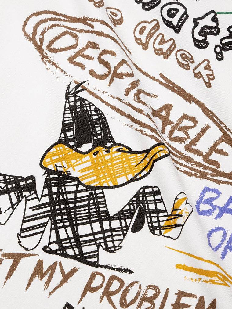 Daffy Duck: Allergic To Idiots Oversized T-Shirts