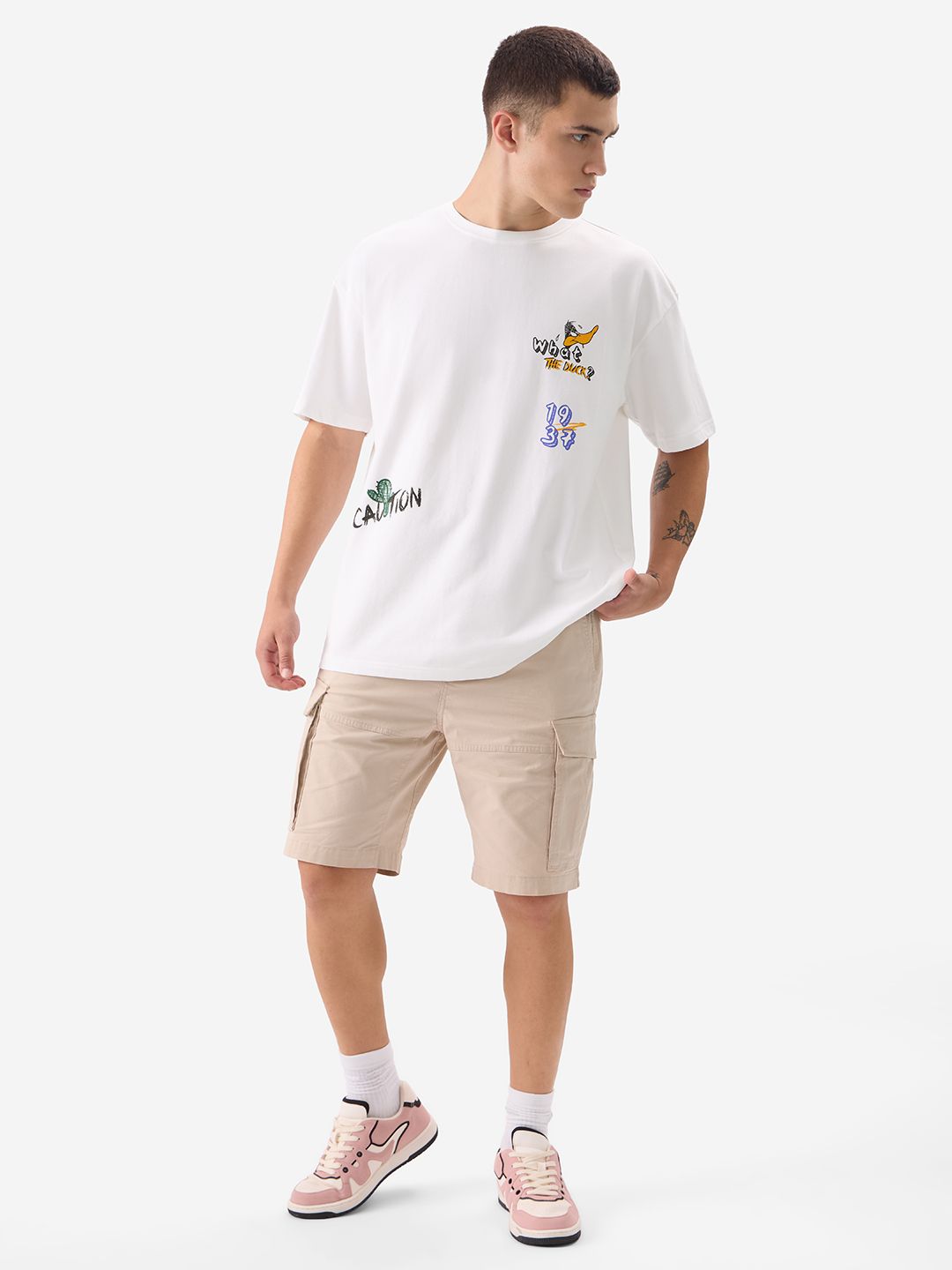 Daffy Duck: Allergic To Idiots Oversized T-Shirts