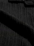 Solids: Black Men Textured Shirts