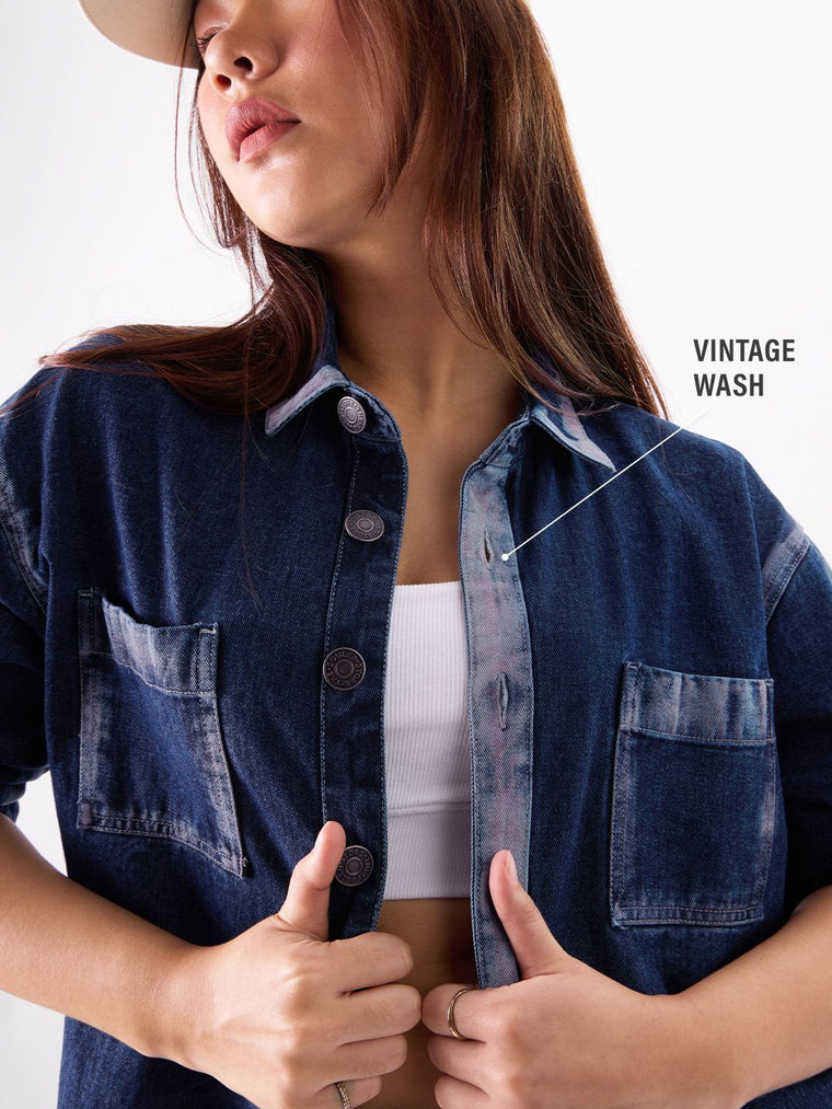 TSS Originals: Aster Denim Women Shackets