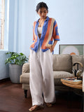 Open Knit Shirt: Carnelian Women Oversized Shirts