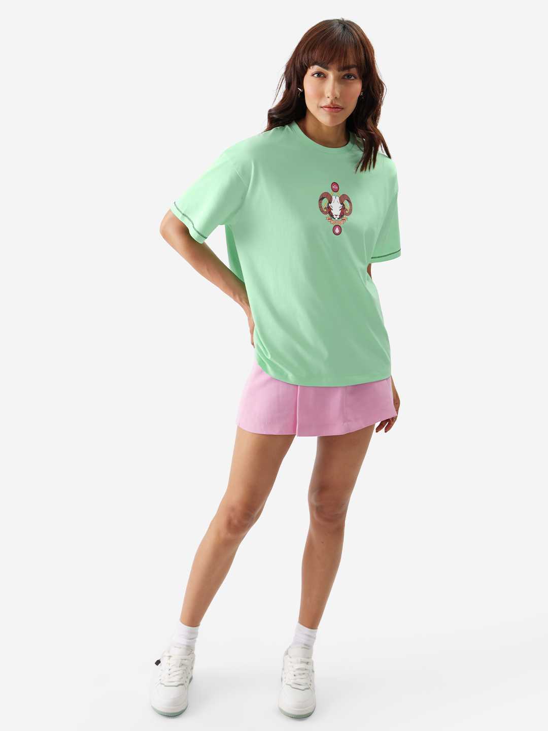 Zodiac: Aries Women Oversized T-Shirts