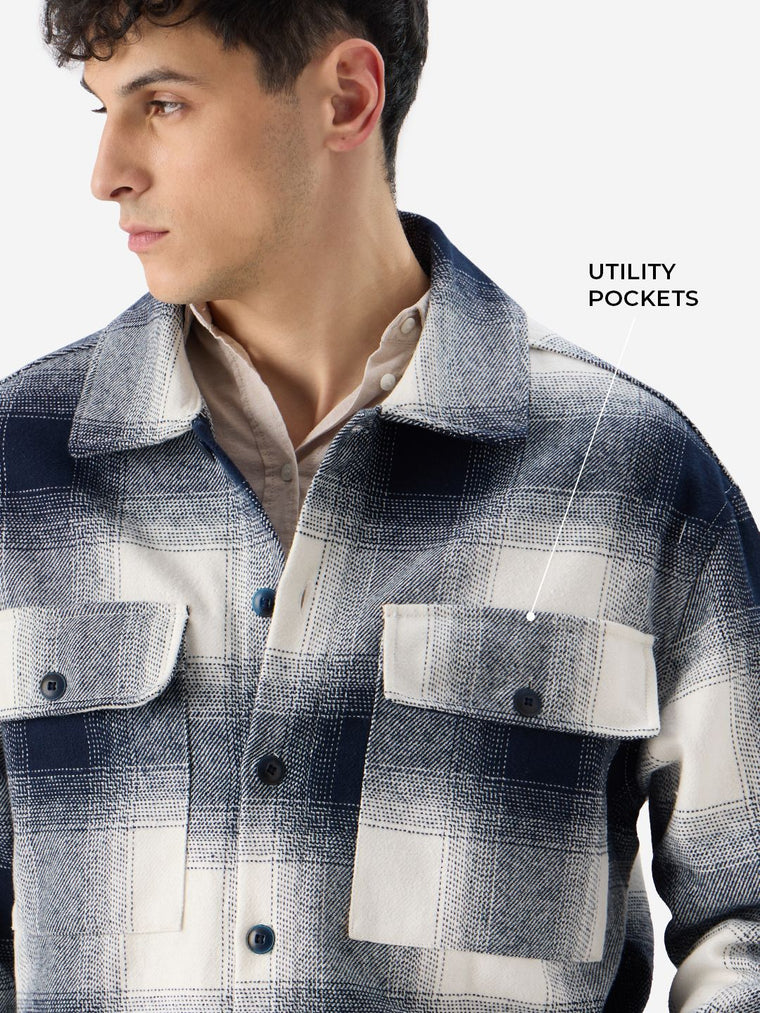 Plaid: Arctic Men Flannel Shackets