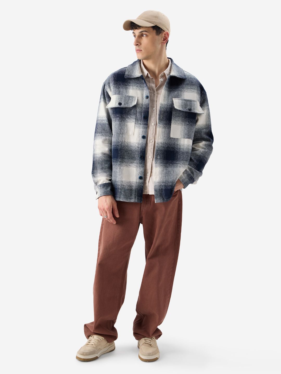 Plaid: Arctic Men Flannel Shackets