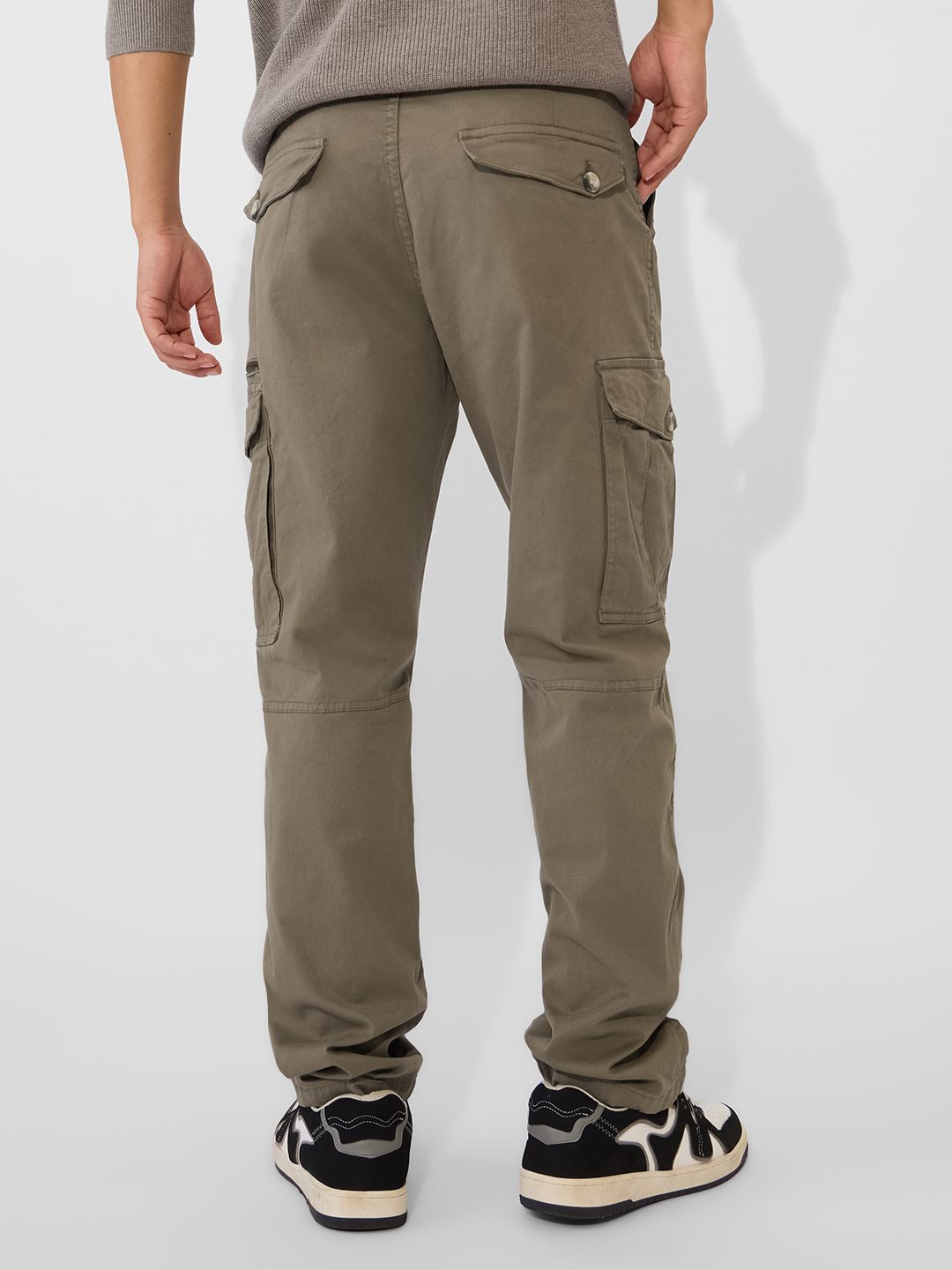 Solids: Hunter Green Men Cargo Pants