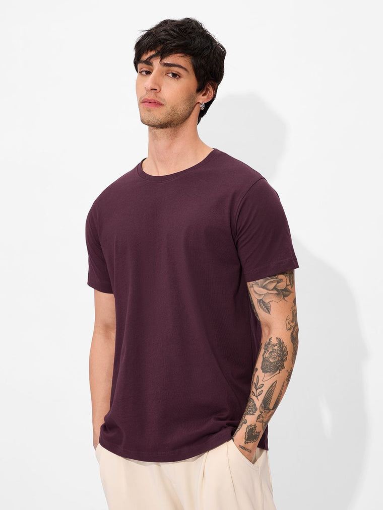 Solids: Plum T-Shirts