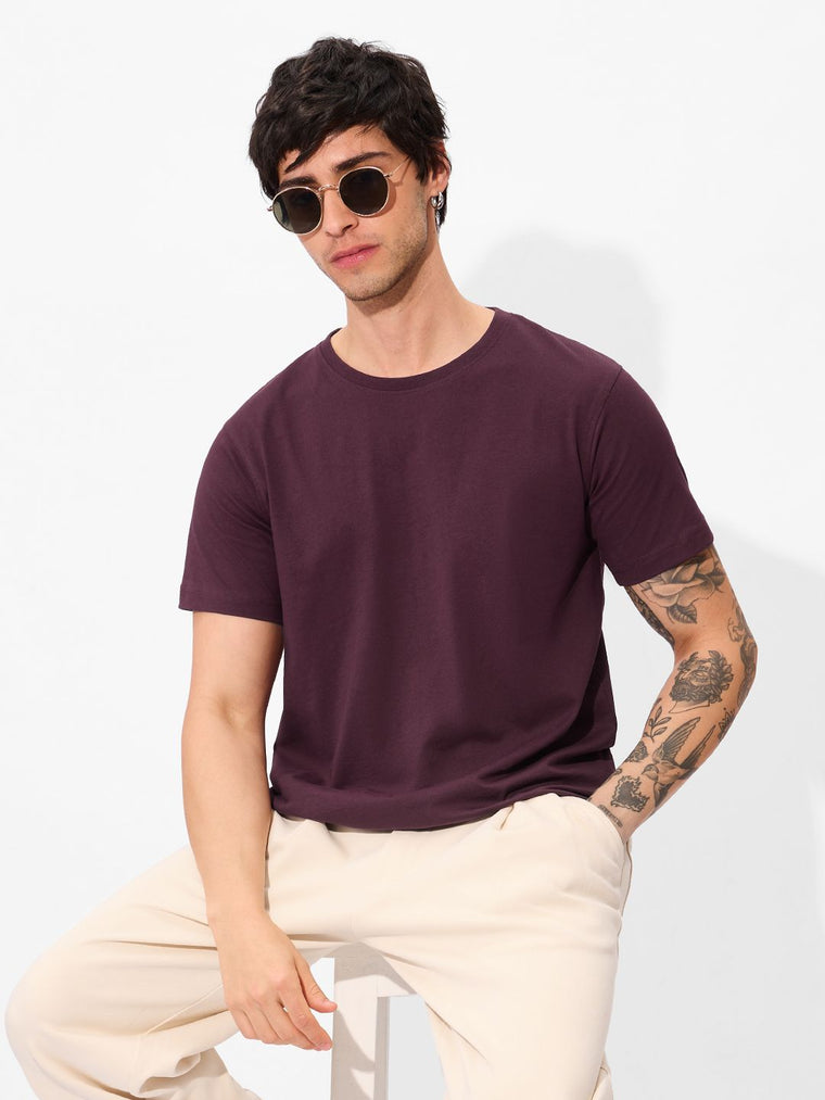 Solids: Plum T-Shirts