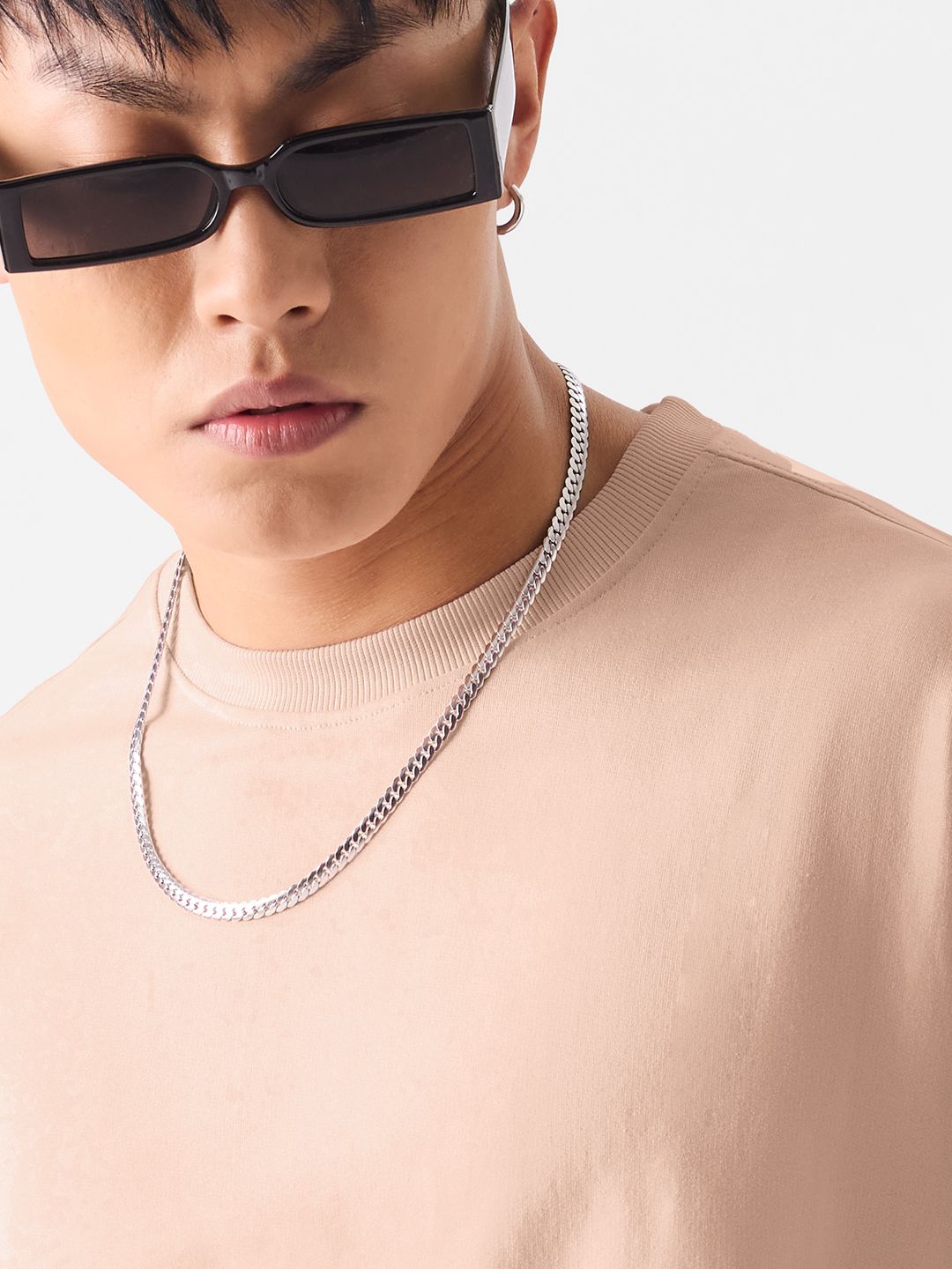 Solids: Nude Pink Oversized T-Shirts