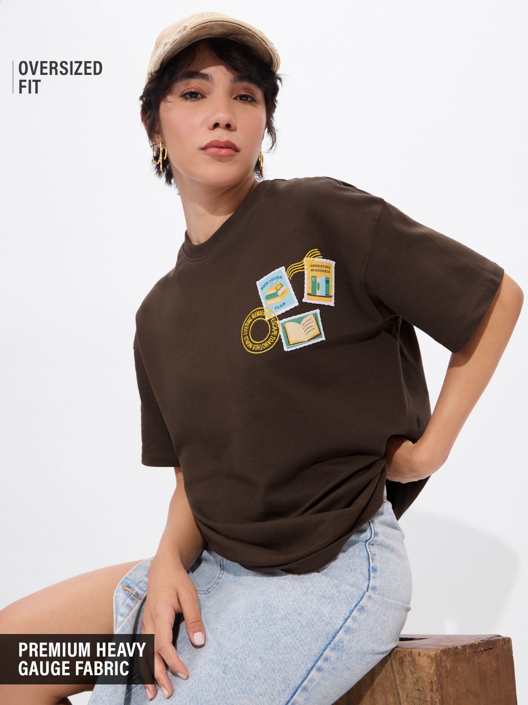 TSS Originals: Book Lover Women Oversized T-Shirts