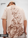 Popeye: Biker Sketch Oversized T-Shirts