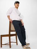 Utility Pants: Navy Men Cargo Pants
