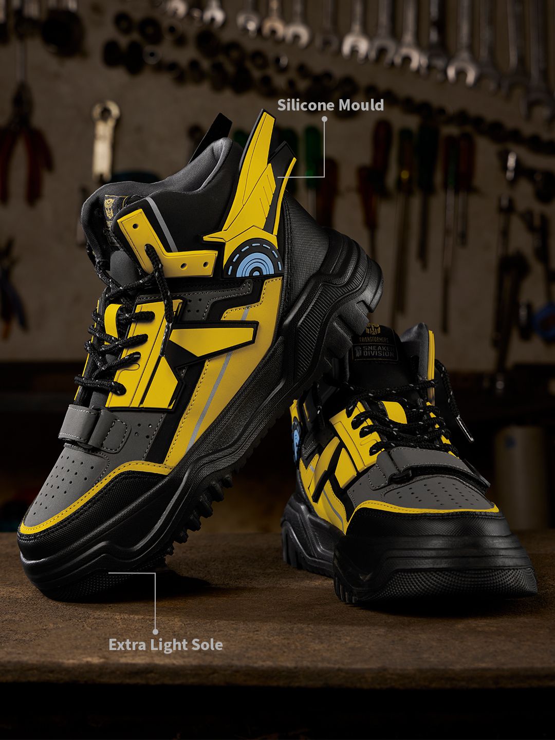 Transformers: BumbleBee Men High Top Sneakers