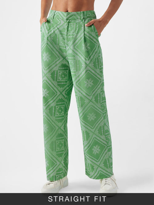 TSS Originals: Calm Meadow Women Straight Pants
