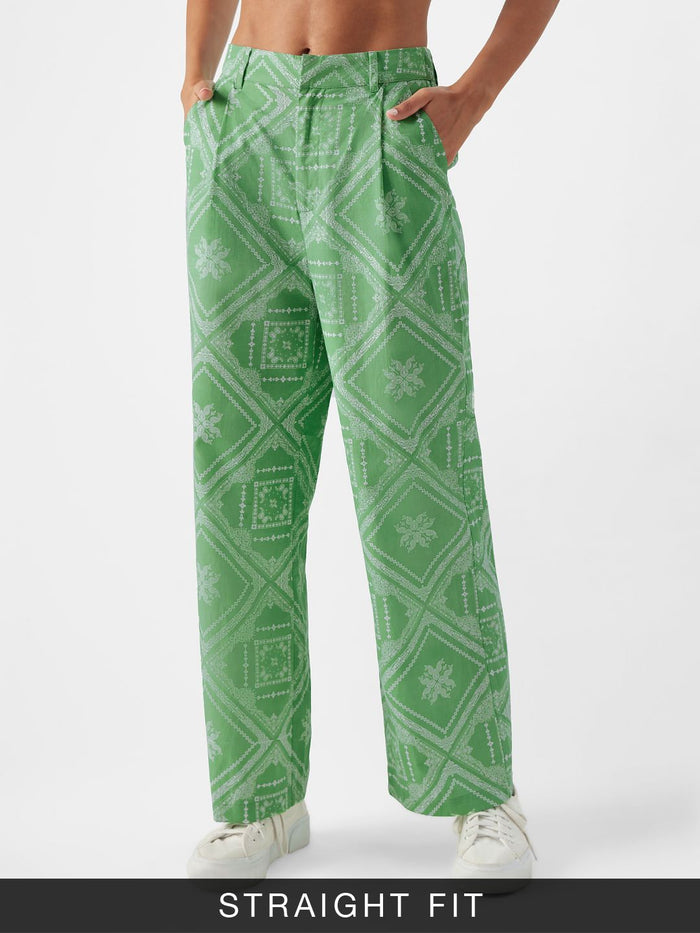 TSS Originals: Calm Meadow Women Straight Pants