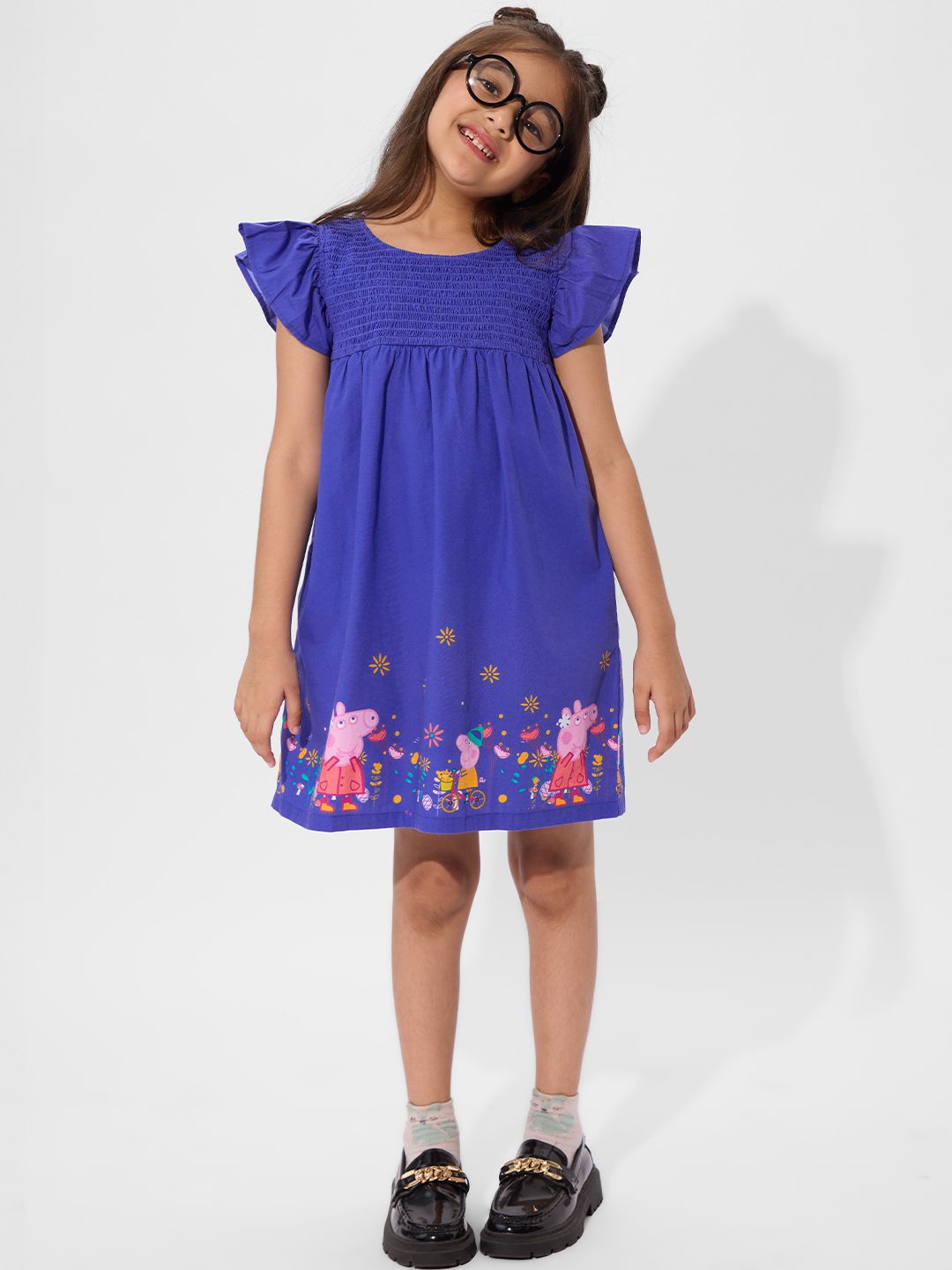 Peppa Pig: Autumn Girls Cotton Dresses (2-8 Yrs)