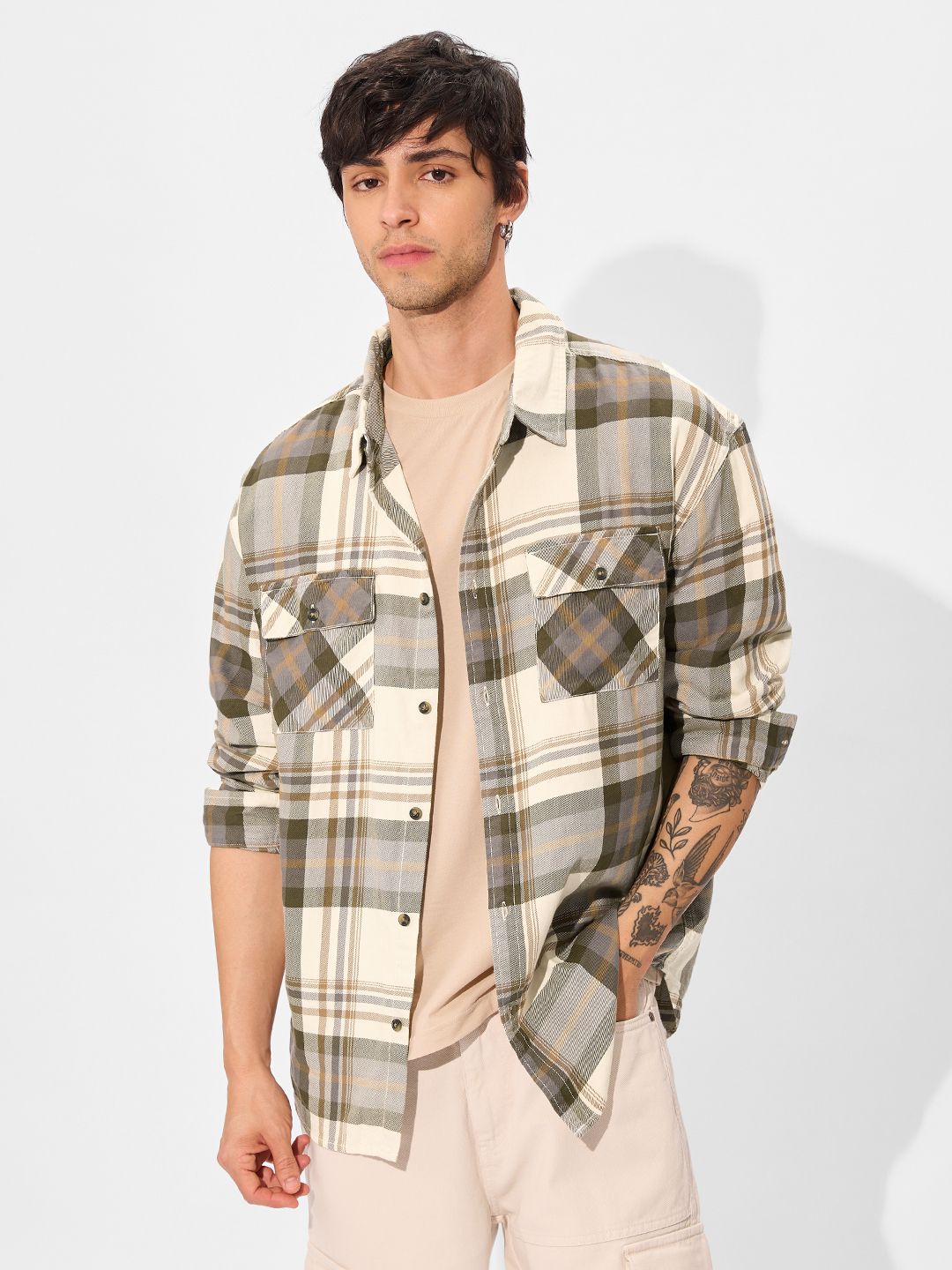 Plaid: Timberland Men Utility Shirts