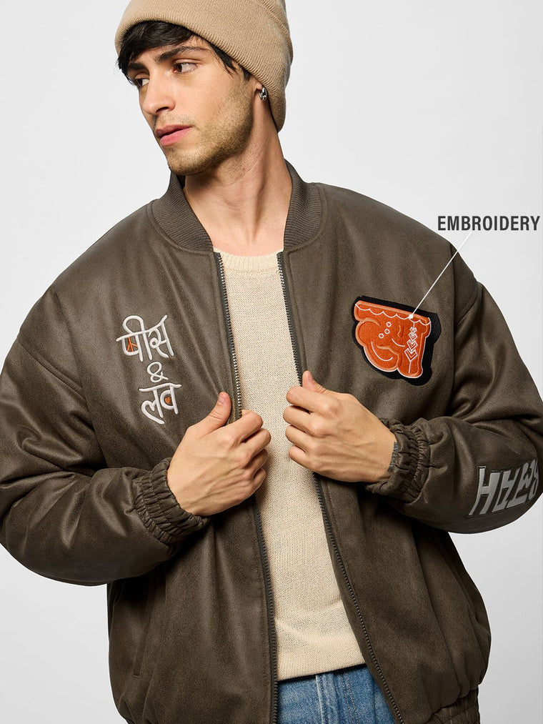 Suede Bomber: Chill Bro Jackets