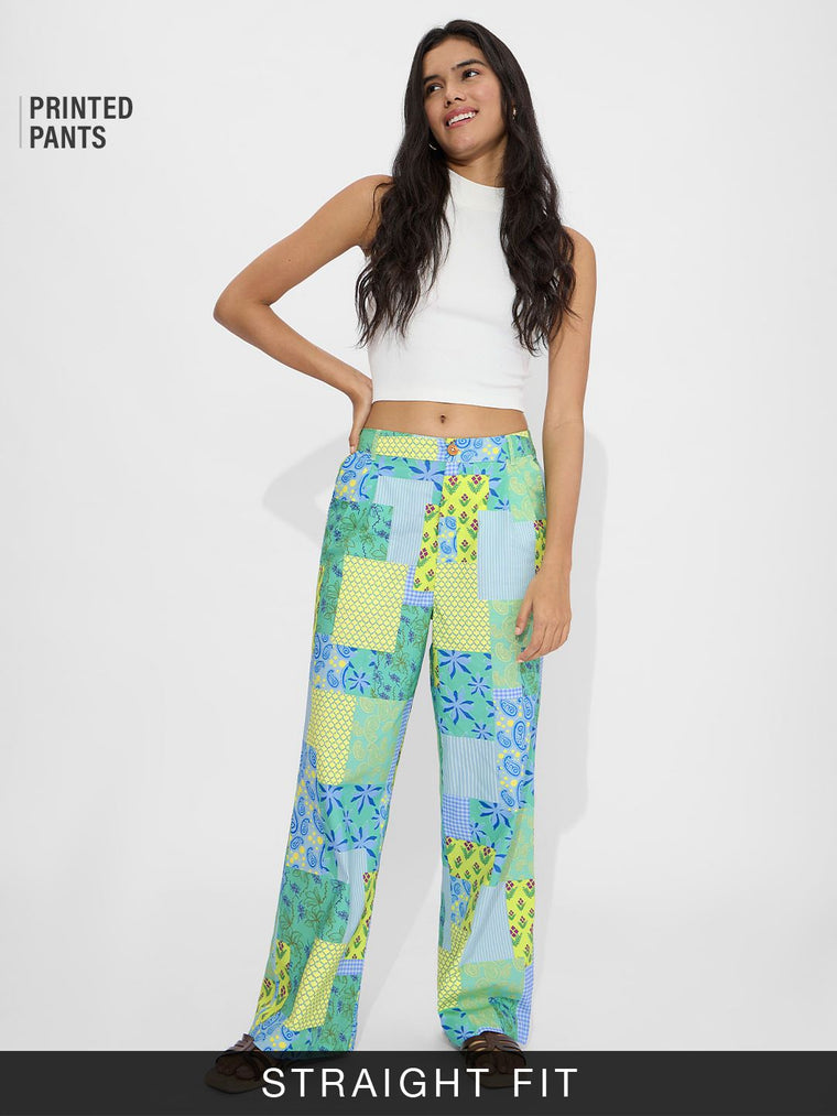 TSS Originals: Paisley Women Straight Pants