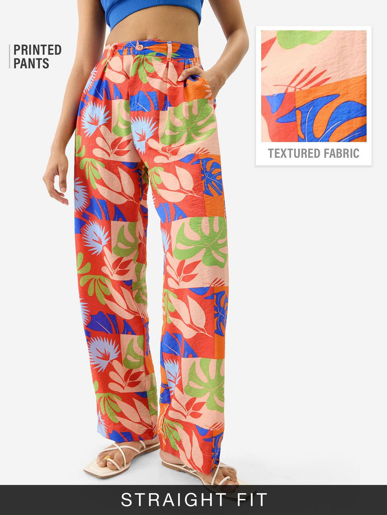 TSS Originals: Leafy Charm Women Straight Pants