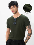 Korean T-shirt: Olive T-Shirts